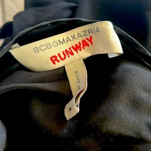 Bcbg Runway black kaftan-like gown